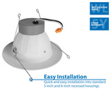 DCR56(v2) Black High-Output LED Recessed Downlight, 2700K