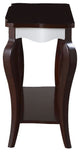 Acme Mathias Sofa Table White and Walnut Finish
