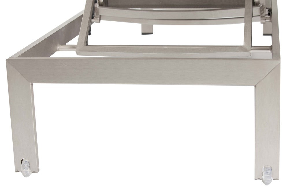 Sally Lounger and Side Table, White