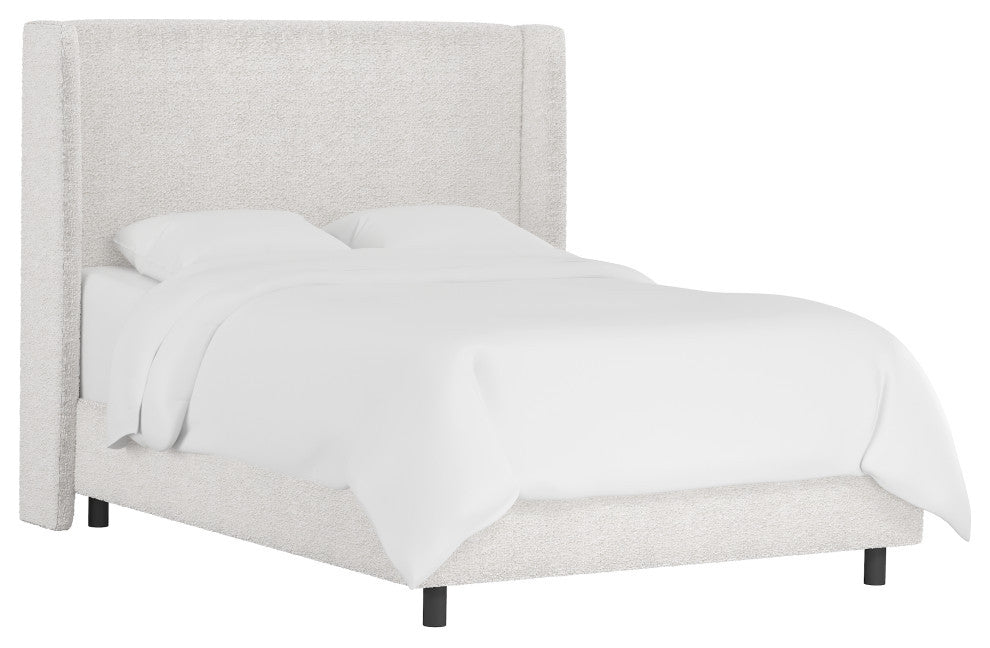 Queen Bed, Milano Snow