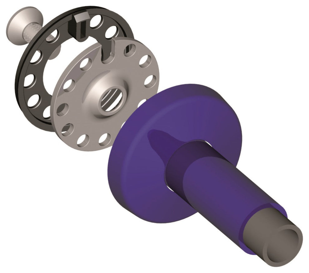 18 Inch Grab Bar With Safety Grip, Wall Mount Coated Grab Bar, Prune