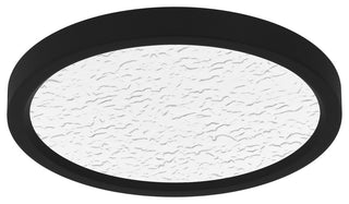 Quoizel OSTC1711 Outskirts 11"W LED Flush Mount Ceiling Fixture - Earth Black