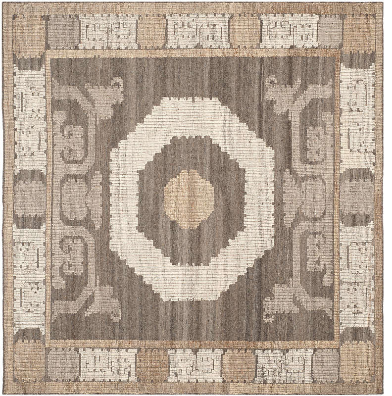 Safavieh Kenya Kny313A Rug, Ivory/Brown, 8'0"x10'0"