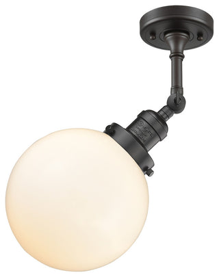 Innovations Lighting 201F-Ob-G201-8-Led 1 Light Dimmable Led Semi-Flush Mount