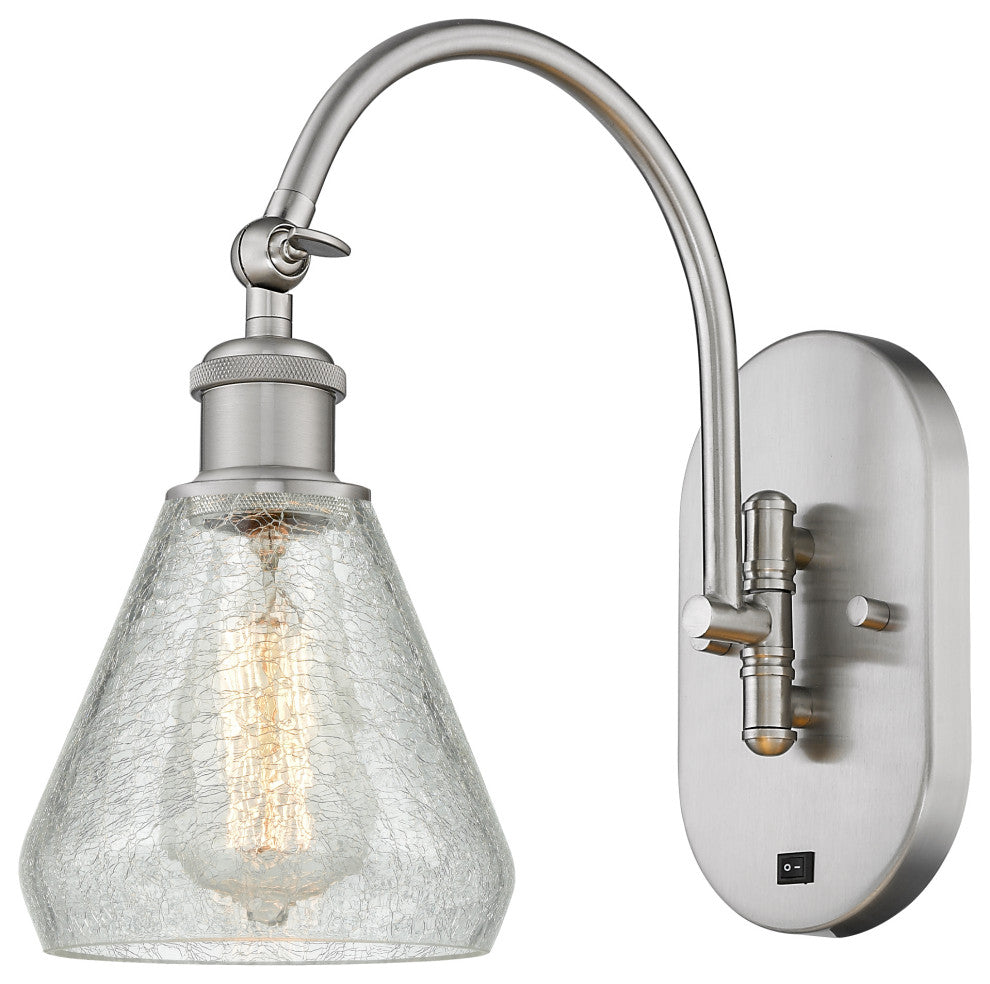 Innovations 518-1W-SN-G275 Conesus 1 Light 6" Sconce, Brushed Satin Nickel