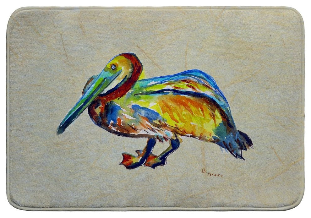 Gertrude Pelican B Bath Mat 24x36
