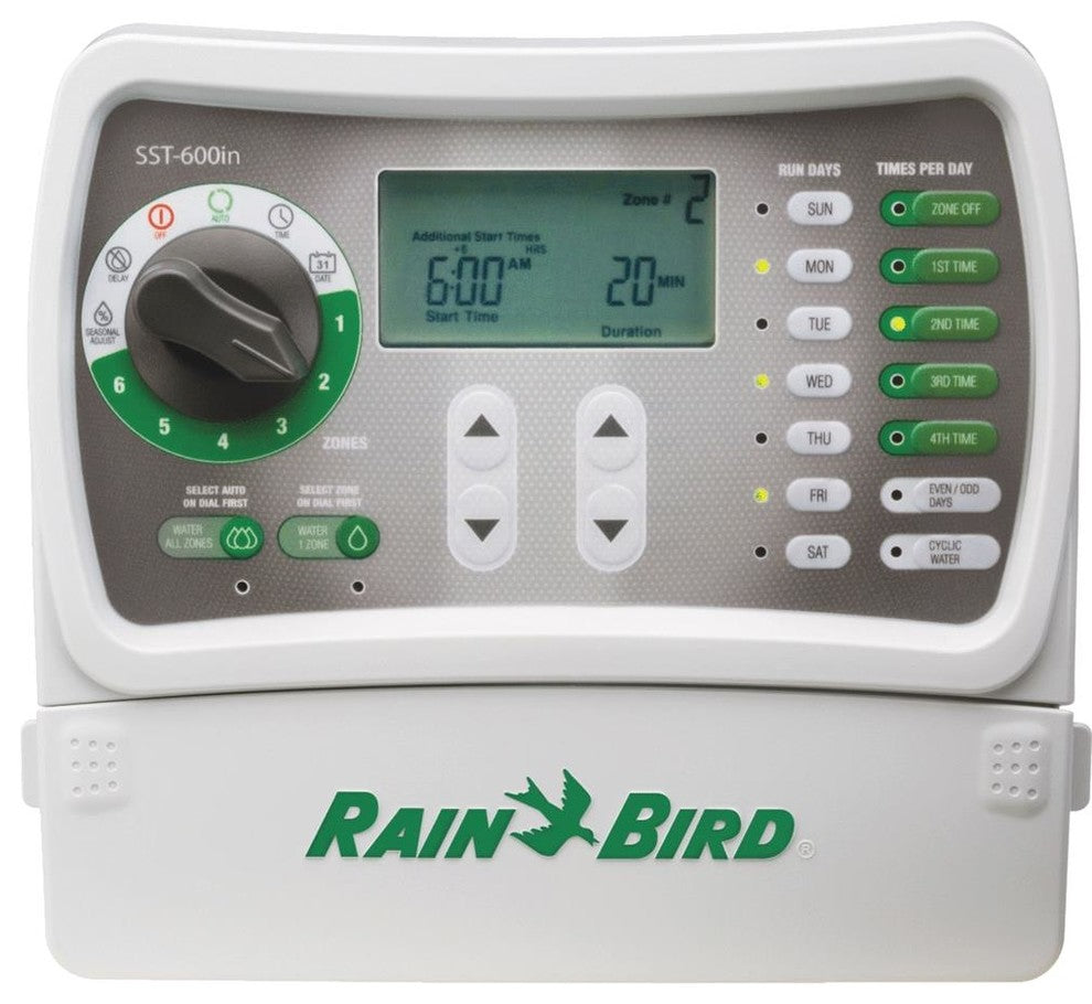 Rain BirdÂ® SST-600I Indoor Simple to set Irrigation Timer, 6-Station