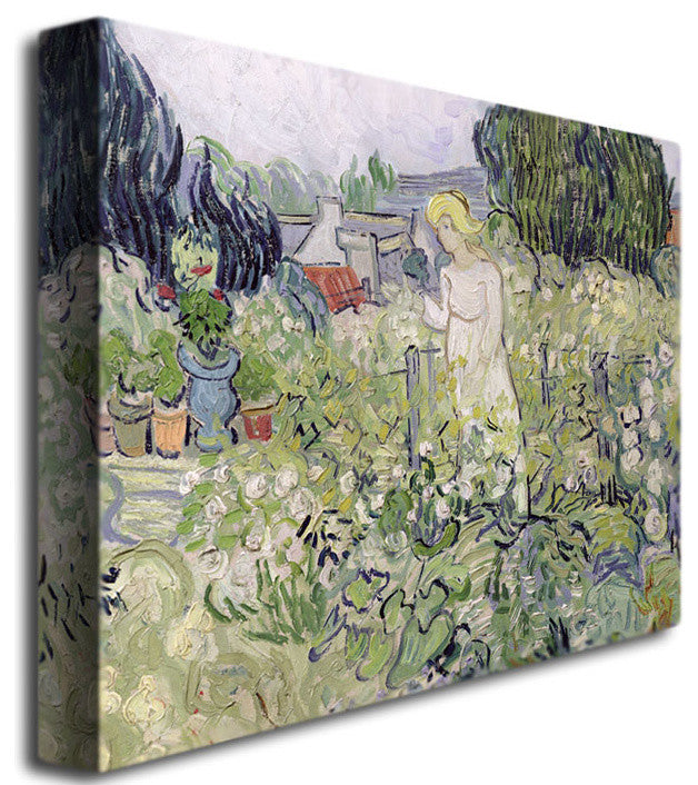 ''Mademoiselle Gachet at Auvers-sur-Oise'' Canvas Art by Vincent van Gogh