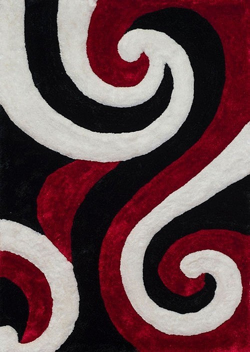 United Weavers Finesse Summit Geometric Rug, Red (2100-21430), 7'10"x10'6"