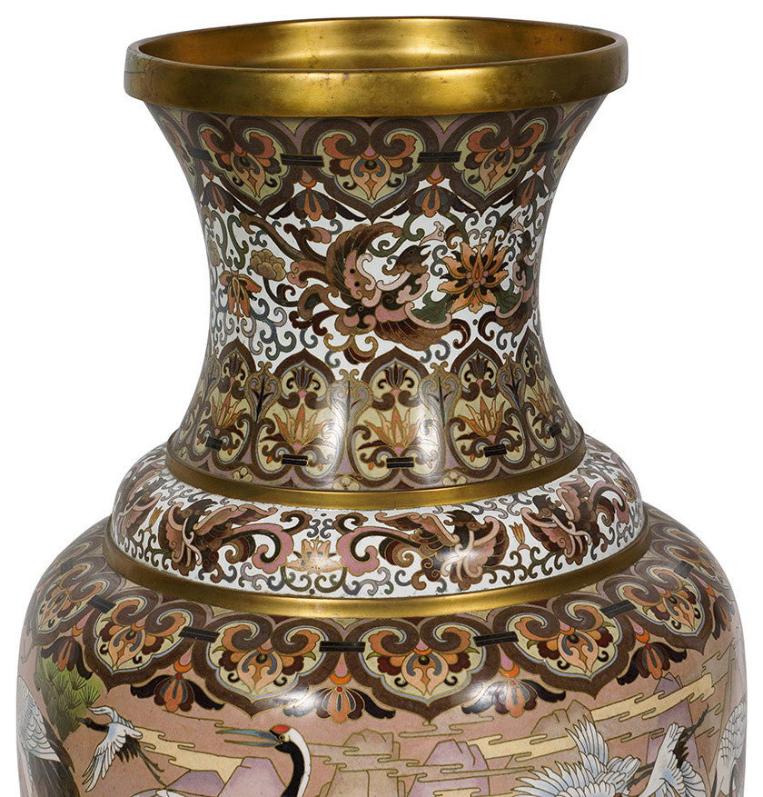 Consigned Antique Chinese Cloisonne Vase