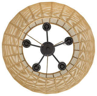 Hinkley Luca Medium Single Tier Chandelier, Black