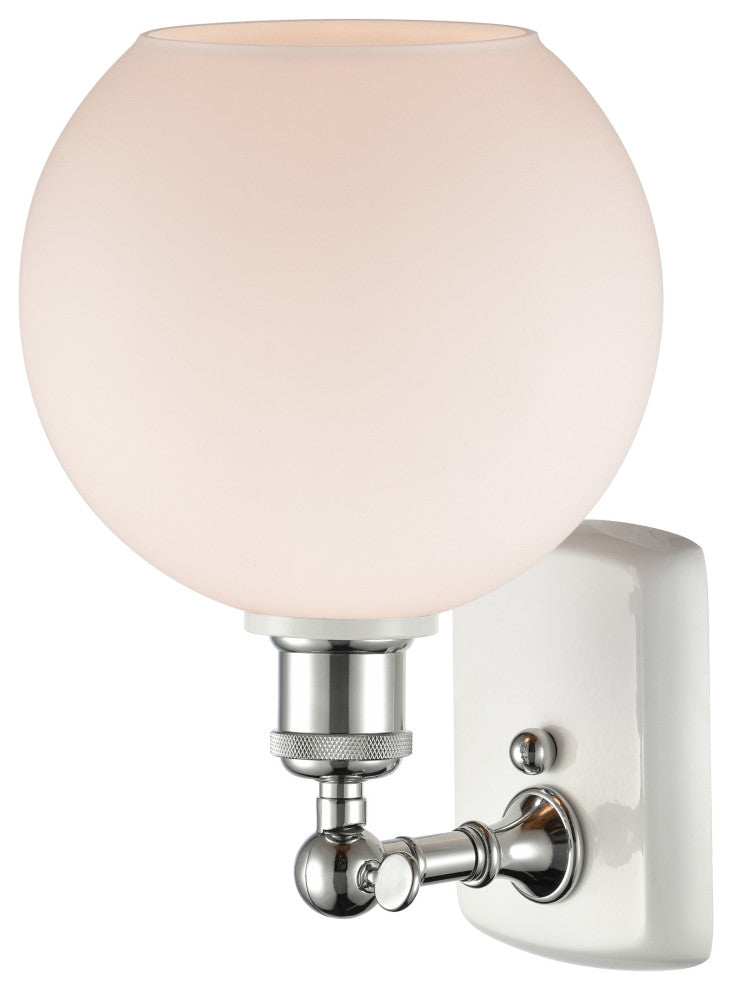 Innovations Lighting 516-1W-WPC-G121-8 Athens 1 Light 8" Sconce