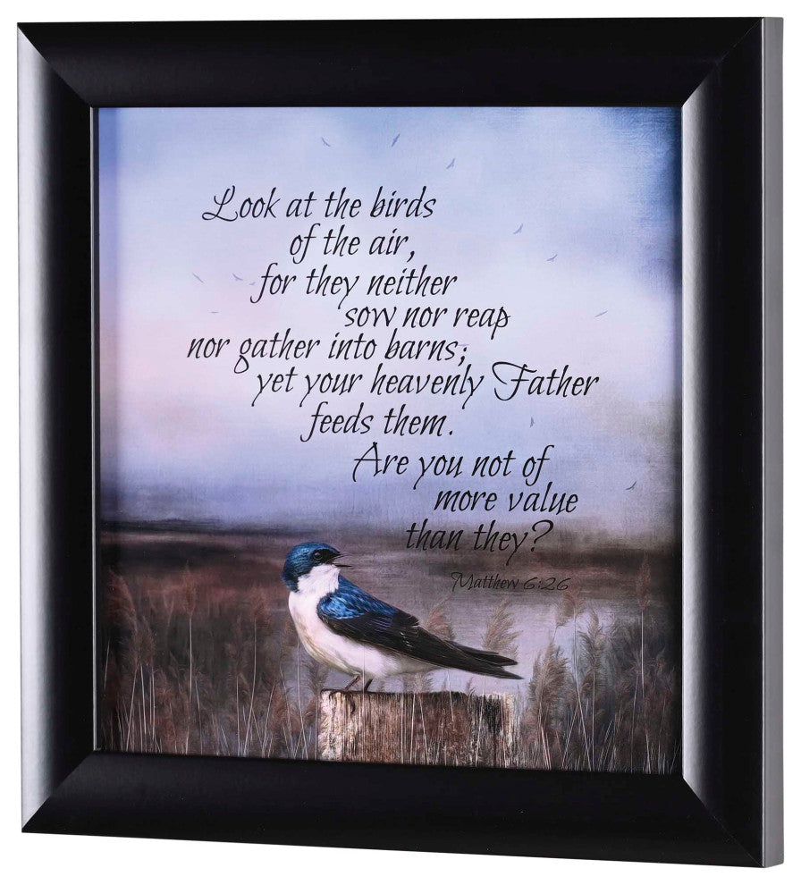 Framed Wall Art Morning In Marsh 12x12