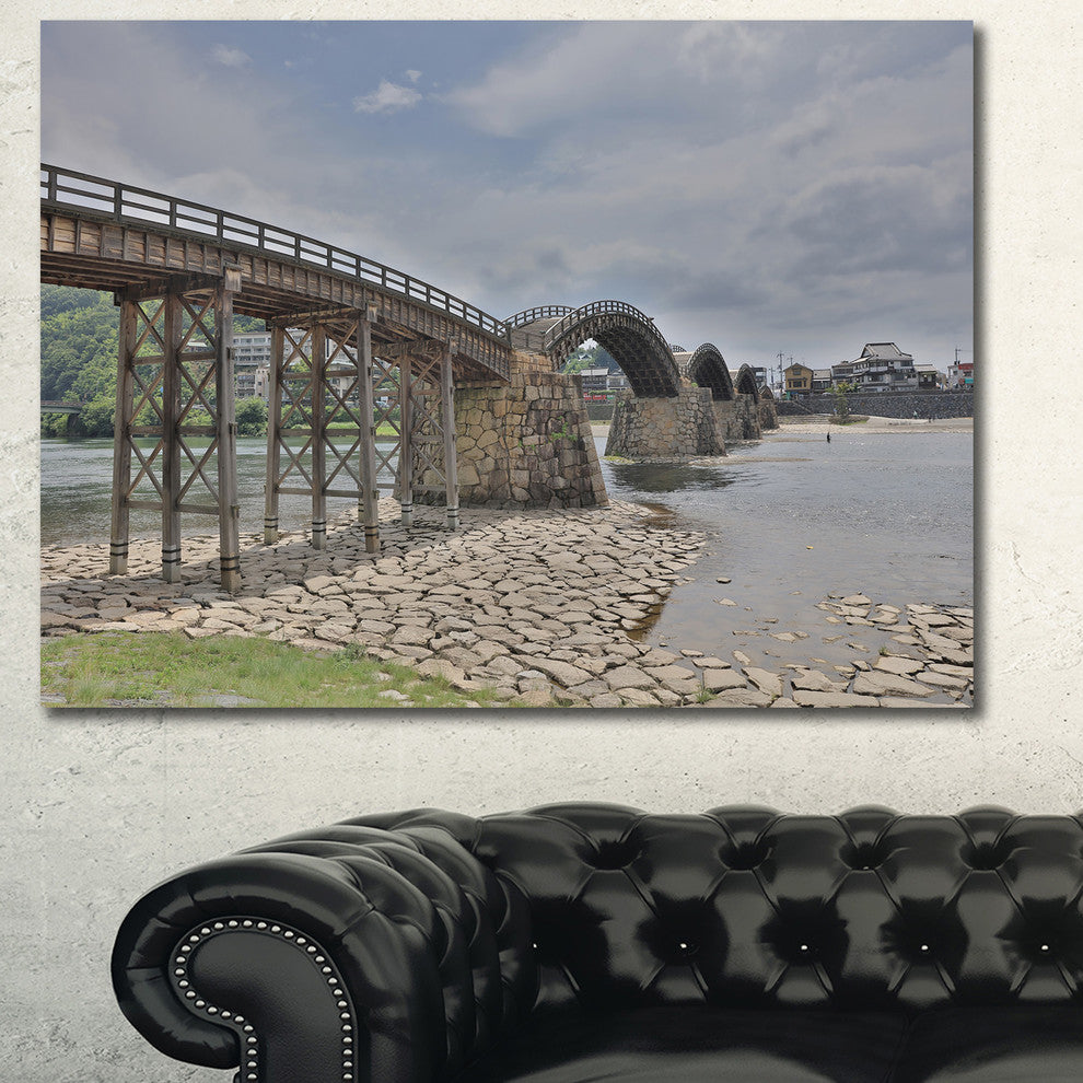 Kintai Bridge in Iwakuni Yamaguchi, Landscape Canvas Art Print, 60x40