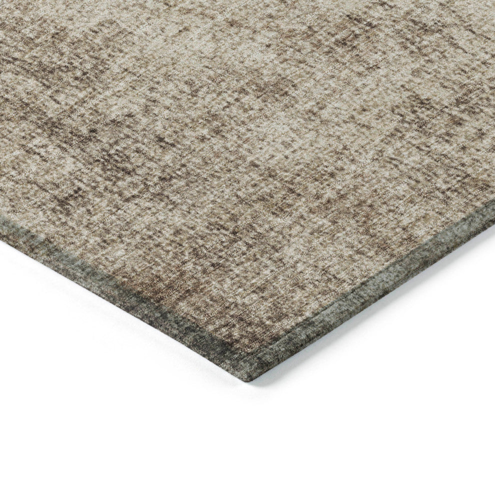 Machine Washable Indoor/Outdoor Chantille ACN1903 Taupe 1'8" x 2'6" Rug