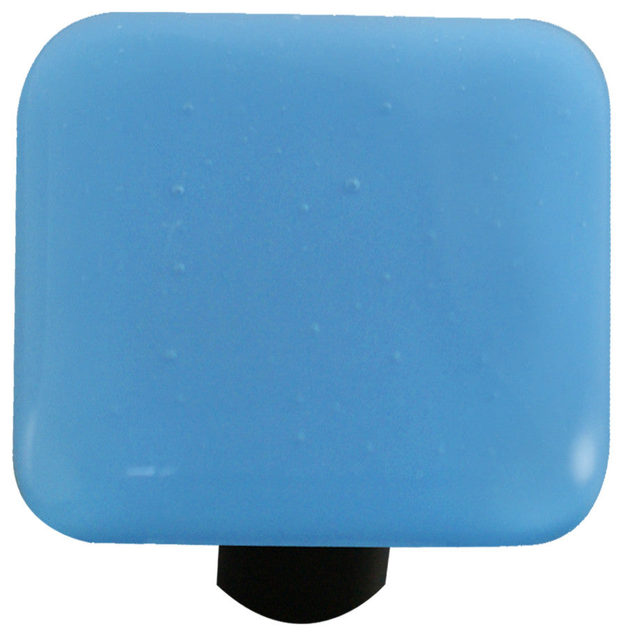 Egyptian Blue Knob, Black Post