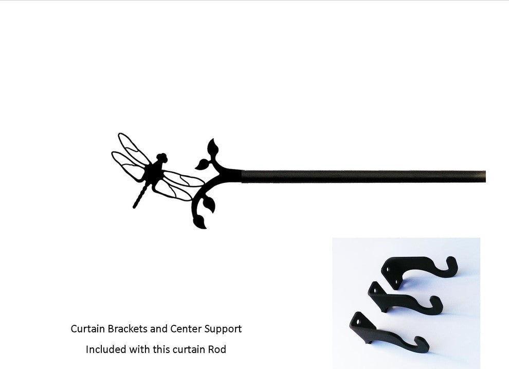 Dragonfly Curtain Rod, 60"
