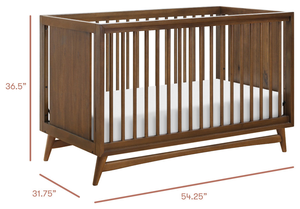 Peggy 3-in-1 Convertible Crib With Toddler Bed Conversion Kit