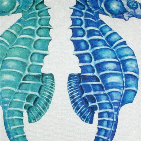 Tracy Upton Capri Seahorse Reflect Throw Pillow, 20"x20"