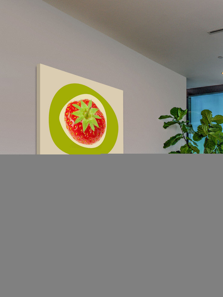 "September Strawberry" Painting Print on Canvas by Irena Orlov