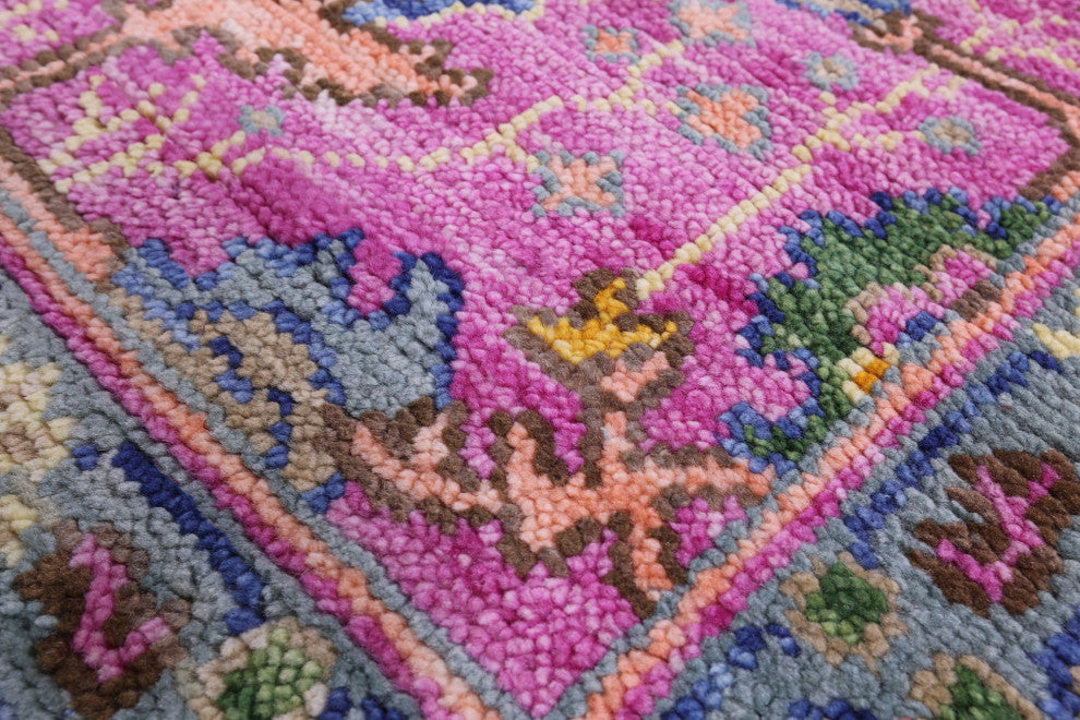 2' 8" X 16' 3" Runner Turkish Oushak Handmade Wool Rug - Q15511