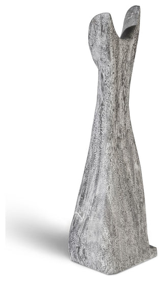 Cat Sculpture, Gray Stone, Small