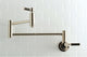 Kingston Brass Wall Mount Pot Filler Kitchen Faucet, Polished Nickel