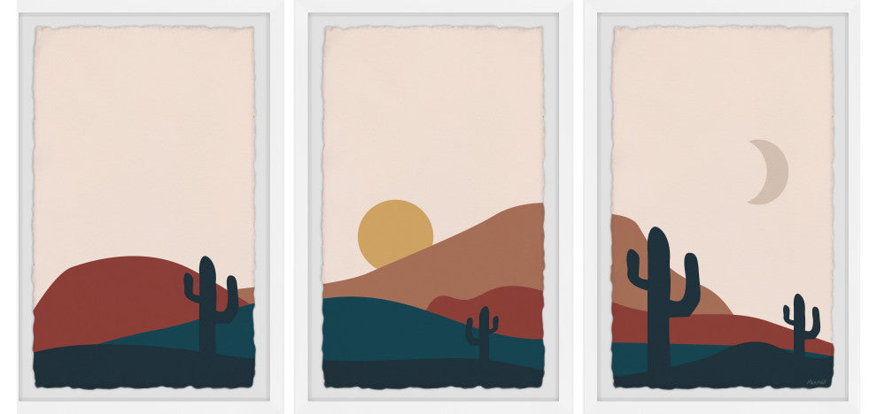 To the Dunes Triptych, Set of 3, 30x45 Panels