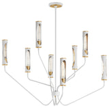 Maxim 16178 Regent 6 Light 40"W LED Abstract Chandelier - Light French Gray /