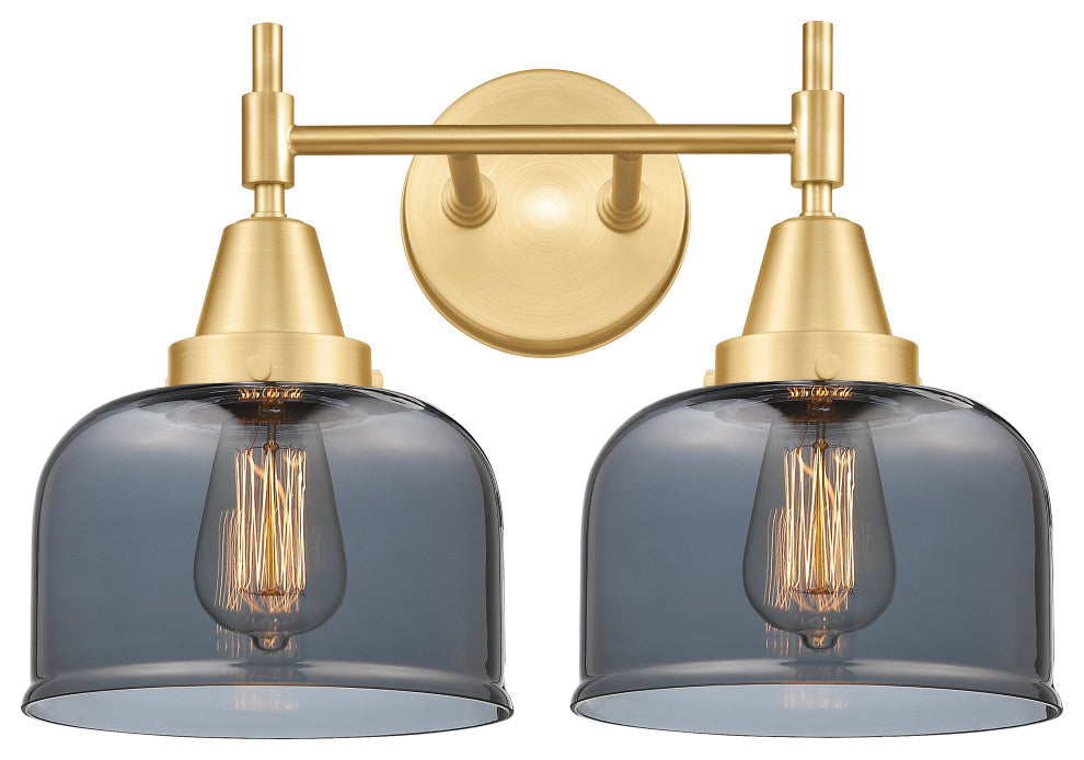 Innovations 447-2W-SG-G73 2-Light Bath Vanity Light, Satin Gold