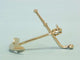 Solid Anchor Paperweight, Brass