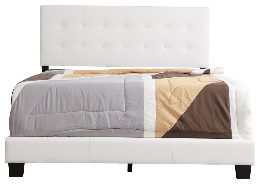 Caldwell Bed, White, Queen