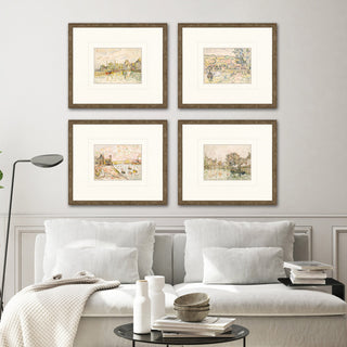 Petite Landscapes Artwork, 4-Piece Set