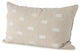 Canvas Beige And White Lumbar Accent Pillow Cover