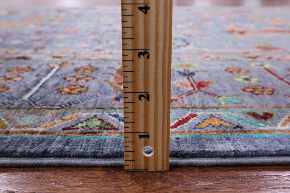 Hand-Knotted Persian Tabriz Wool Rug 5' 9" X 8' 0" - Q12468