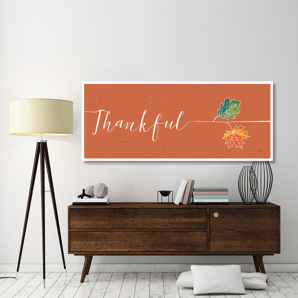 "Underlined Fall III Color" Digital Paper Print by Veronique Charron, 77"x32"