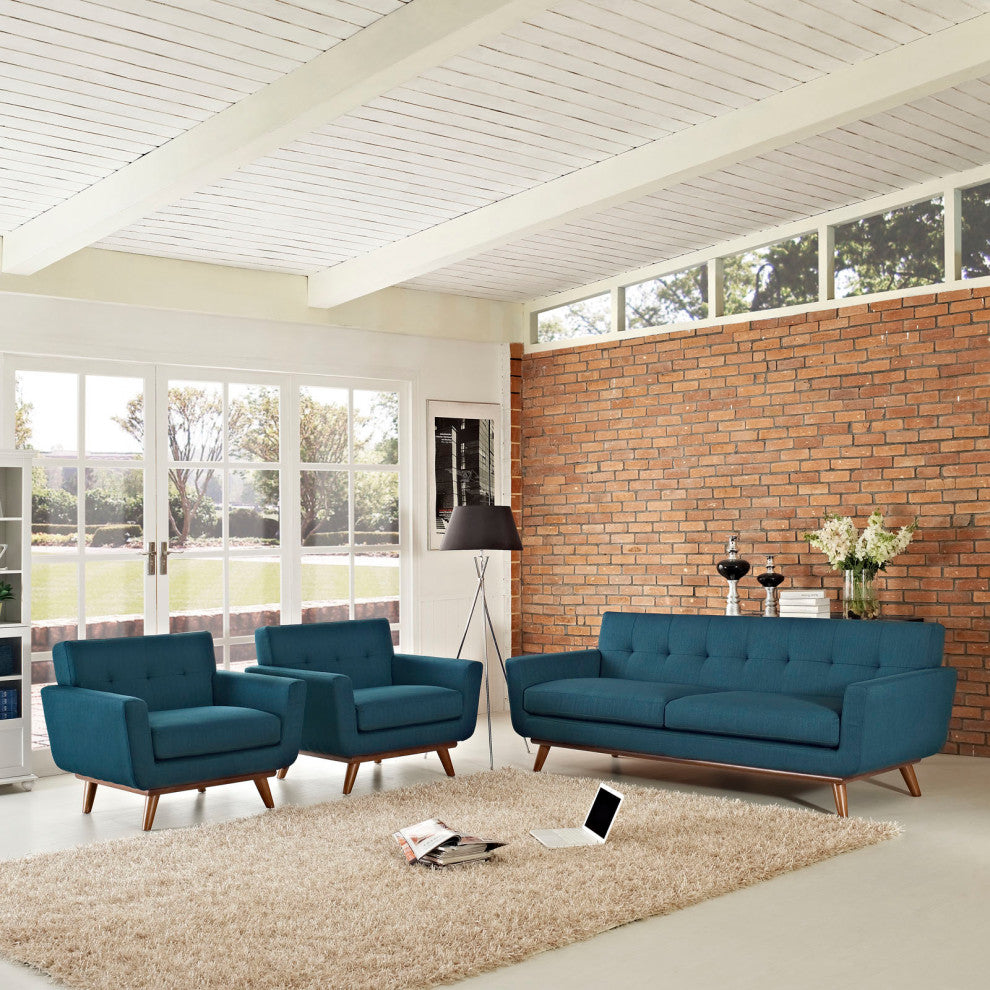 Azure Engage Armchairs and Sofa Set of 3