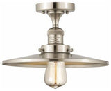Innovations Lighting 517-1CH-SN-MFR-SN-12 1 Light 12" Semi-Flush Mount