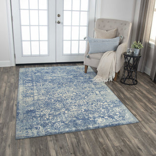 Rizzy Home IMP108 Impressions Area Rug 2'6"x8' Blue