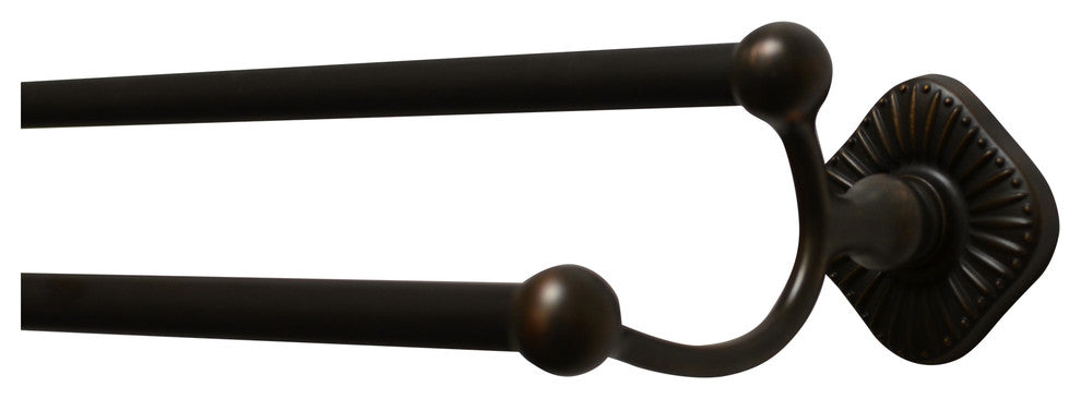 Prescott 24" Double Towel Bar, Venetian Bronze