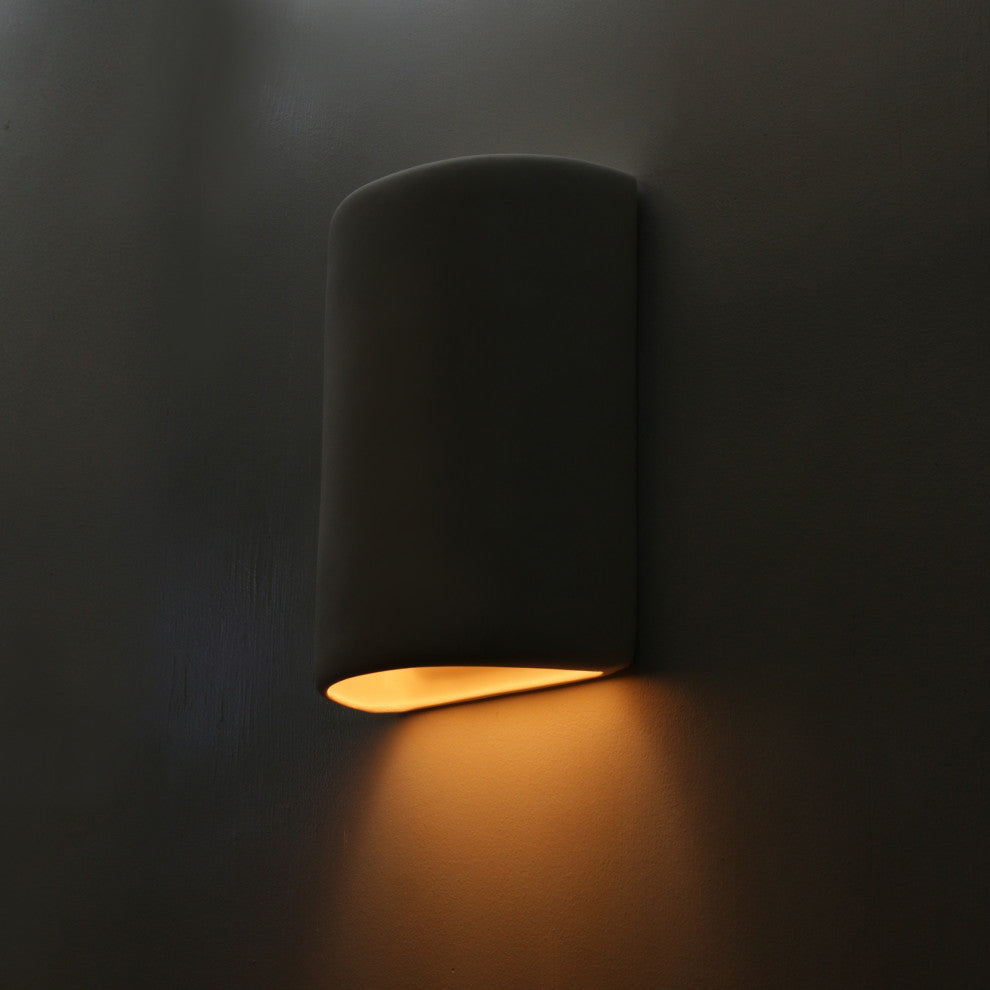 Eloise Half Cylinder Indoor Wall Light, Bisque Rose