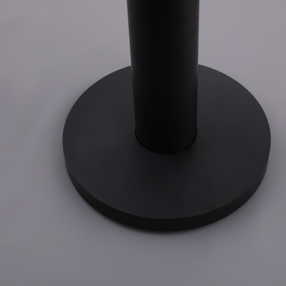 Free Standing Outdoor Shower with Handheld Shower, Matte Black