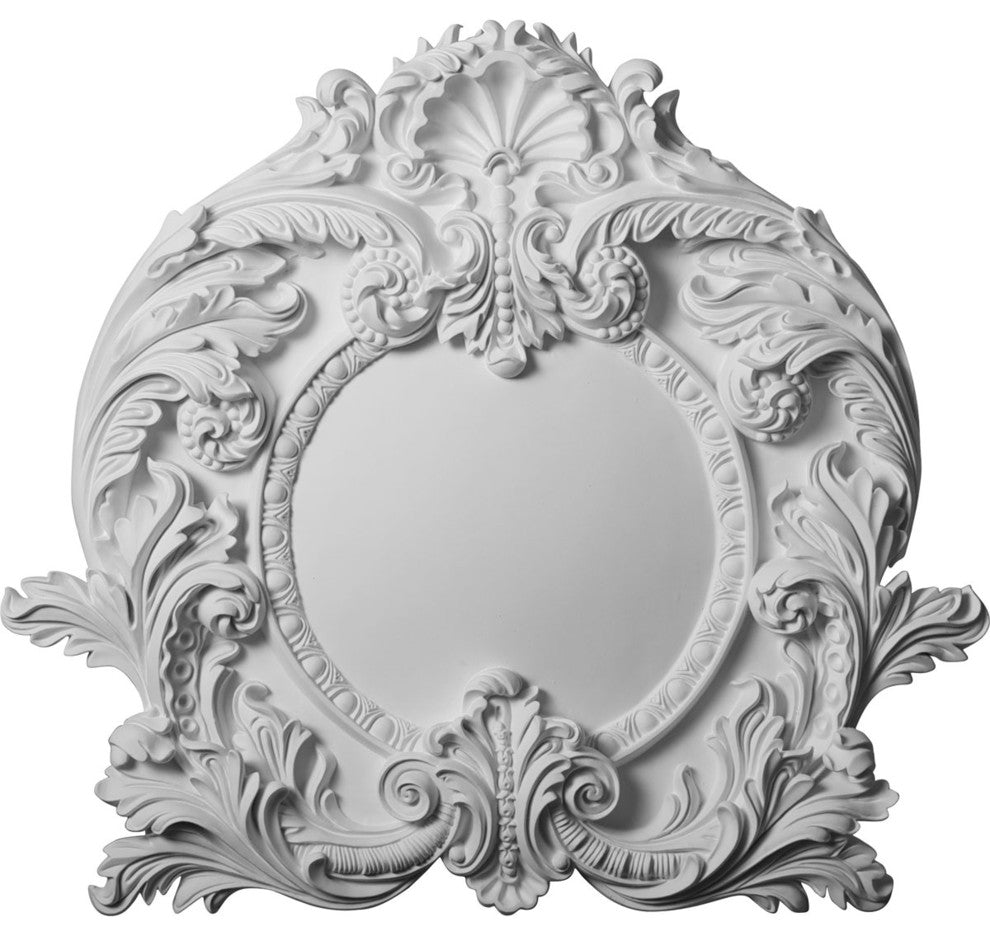 21 5/8"W x 19 3/4"H x 2 3/8"P Modena Large Center Onlay