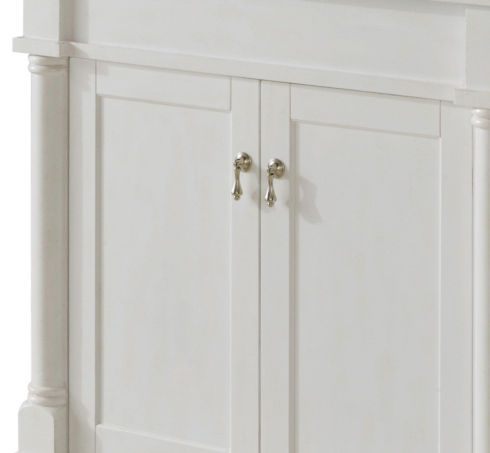Lewis 30" Single Bathroom Vanity Set, Antique White