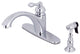 Kingston Brass Single-Handle Kitchen Faucet, Polished Chrome