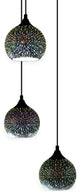 MIRODEMIÂ® Gourdon 3D Colorful Starry Sky Pendant Lamp, A3t