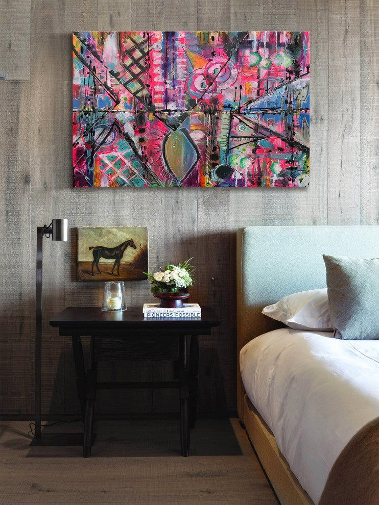 Marmont Hill, "Monster Mash" by Sloane Kady Print on Wrapped Canvas, 36x24