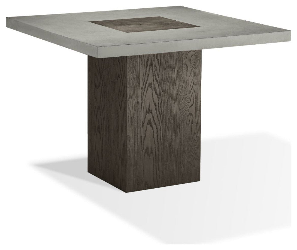 Modus Modesto 5PC Concrete Dining Set in Concrete/French Roast