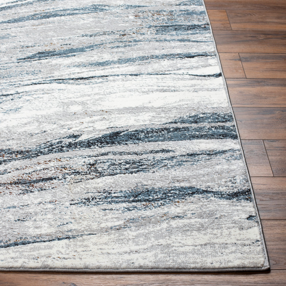 Surya Allegro Plus AGP-2308 Machine Woven Area Rug, Ivory, 6'7" x 9'