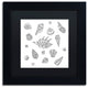 Filippo Cardu 'Shells' Art, Black Frame, Black Mat, 11x11